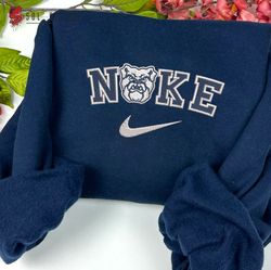 Nike Butler Bulldogs Embroidered Crewneck, NCAA Embroidered Sweater, Butler Bulldogs Hoodie, Unisex Shirts