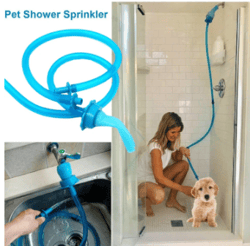 portable handheld splash shower pet dog cat shower head tub faucet attachment hose head washing sprinkler shower kit bat