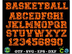 basketball font otf, basketball font svg cricut, basketball letters svg, sports font, basketball svg, sport font svg