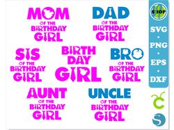 birthday boss baby girl family svg bundle | boss baby birthday girl svg, birthday girl png, boss baby girl shirt png svg