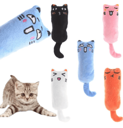 rustle sound catnip toy cats products pets cute household kitten teeth grinding cat plush thumb pillows pet toy accessor