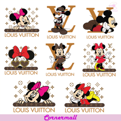 louis vuitton mickey logo svg, lv minnie svg, lv mickey svg, lv logo svg