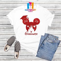 2023 graduate t-shirt, disney graduation shirt, mickey shirt, magic kingdom, balloons shirt, mickey head shirt, student