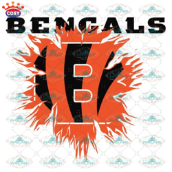 cincinnati bengals logo svg, cincinnati bengals, b