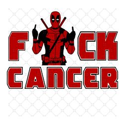 deadpool fuck cancer svg, trending svg, deadpool s