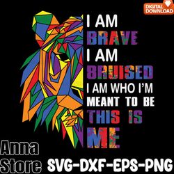 I Am Who I'm Meant to Be LGBT Pride Svg,LGBT SVG Bundle,Lesbian Svg , Gay Svg, Bisexual Svg, Transgender Svg, Queer Svg,