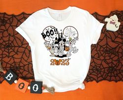 halloween disney characters shirt, halloween boo 2023 shirt, disney shirt, halloween family shirt, disney trip shirt