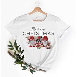 gnomes buffalo plaid shirt, gnome shirt,buffalo plaid christmas t-shirt,christmas t-shirt, christmas family shirt, chris