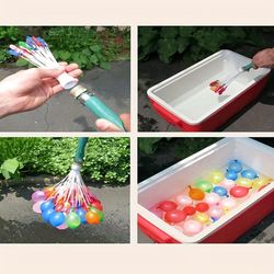 111pcs a set of quick filling balloons for summer