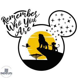 remember who you are svg, lion king svg, quotes svg,