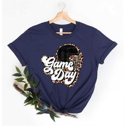 game day football shirt, game day cheetah shirt, football shirt, football lover shirt, football fan shirt, football chee