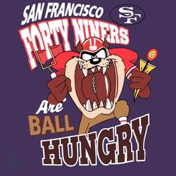 nfl san francisco 49ers looney tunes svg, american sport svg