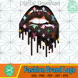 Louis Vuitton Dripping Lips SVG, LV Lips, Louis Vuitton Lips - Inspire  Uplift