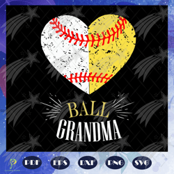 baseball grandma, grandma svg, grandma gift, awes