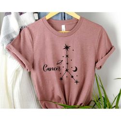 cancer shirt, zodiac shirt, astrology shirt, gift for cancer, horoscopes shirt, cancer sign shirt, cancer zodiac shirt