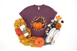 Leopard Pumpkin Shirt, Cheetah Pumpkin Shirt,Thanksgiving Shirt,Football Thanksgiving Shirt,Fall Shirt,Game Day Shirt,Fa