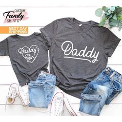 daddy's girl shirt, new girl dad gift from wife, dad and baby girl matching, dad and daughter matching shirts, baby anno