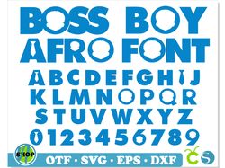african american baby boss font | instant download