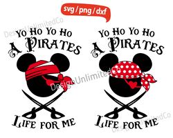 yo ho yo ho a pirates life for me, family vacation svg, disney family trip svg, magical kingdom,  disney cruise svg