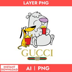 2 Stupid Dogs Gucci Png, Gucci Brand Logo Png, 2 Stupid Dogs Png, Fashion Brand Png, Digital Ai File