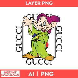 Dopey Gucci Png, Gucci Logo Png, Dopey Png, Disney Gucci Png, Gucci Brand Logo Png, Ai Digital File