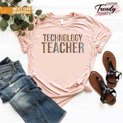 technology teacher shirt women, teacher appreciation gift, back to school gift, first day of school shirt, technology te