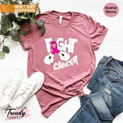fight breast cancer shirt, breast cancer fighter gift, breast cancer survivor shirt, breast cancer awareness shirt, canc