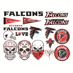 atlanta falcons bundle logo svg, sport svg, atlanta falcons svg, bundle logo svg