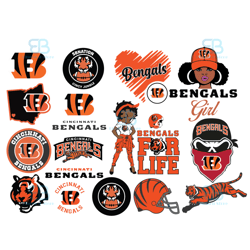 cincinnati bengals bundle svg, sport svg, cincinnati bengals svg, bengals logo s