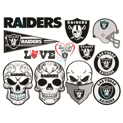 raiders las vegas bundle logo svg, sport svg, raiders svg, bundle logo svg, raid