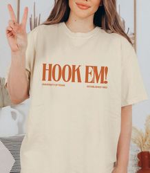 hook em! - university of texas double sided unisex c