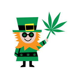 st patrick cannabis svg, st patricks day svg, cannabis svg, cannabis clipart, silhouette svg, silhouette svg fies