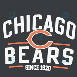 chicago bears logo svg, sport svg, nfl football svg, chicago bears svg, since 19