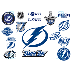 tampa bay lightning logo bundle svg, sport svg, tampa bay lightning, tampa bay s