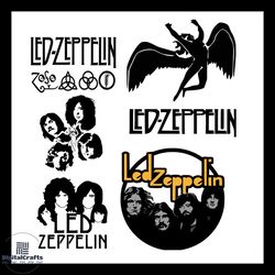 led zeppelin svg, led zeppelin band logo, rock band svg, rock band logo svg