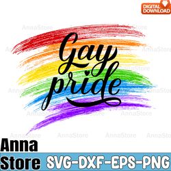 Gay Pride. Rainbow Brush Stroke Flag Svg,LGBT SVG Bundle,Lesbian Svg , Gay Svg, Bisexual Svg, Transgender Svg, Queer Svg
