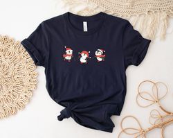 christmas penguin shirt, christmas gift, penguin holiday shirt, christmas family shirt, animal shirt, penguin lover shir