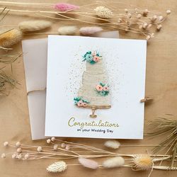 greeting card - congratulations on your wedding day