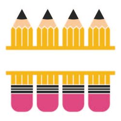 pencil svg, png, jpg files. digital download