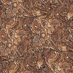 tooled polynesian whale leather seamless tileable repeating pattern