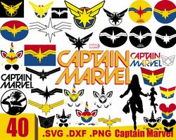 captain marvel svg, superhero svg, marvel svg, marvel png