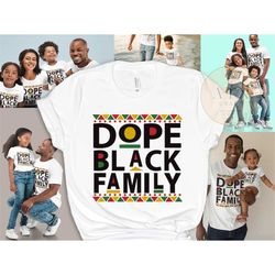 matching family shirts, black family reunion, black family photo shirts, dope black family, black owned clothing, black