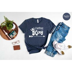 camping king shirt, camping shirt, camping gifts, camping life shirt, national park shirt, nature lover gift, hiking shi