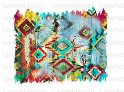 aztec turquoise glitter background png  western ba