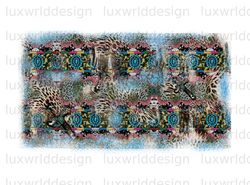 aztec turquoise leopard gemstone background png  w