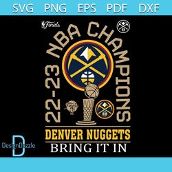 Denver Nuggets Fanatics 2023 NBA Finals Champions PNG File - Inspire Uplift