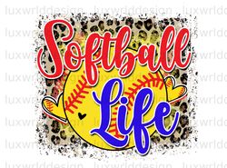 softball life png  softball clipart  softball png