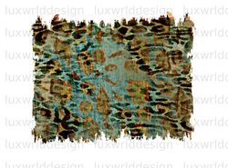 turquoise cowhide glitter background png  western