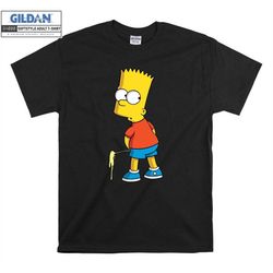 The Simpsons Bart Simpson Piss Art Cartoon T shirt Hoodie Hoody T-shirt Tshirt S-M-L-XL-XXL-3XL-4XL-5XL Oversized Men Wo