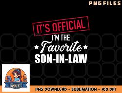 mens favorite son-in-law from mother-in-law or father-in-law png, digital download copy
